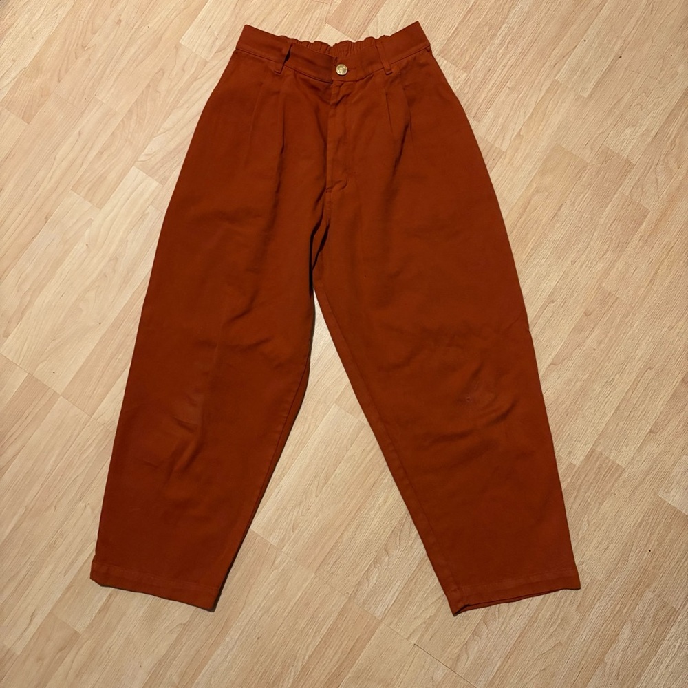 Big Bud Press HEAVYWEIGHT TROUSERS - BURNT TERRACOTTA Small - Picture 4 of 6